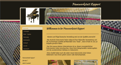 Desktop Screenshot of pianowerkstatt-kappert.de